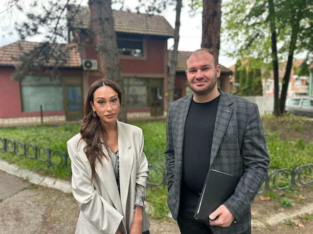 Čačanski advokati Irena Ilić i Marko Marković