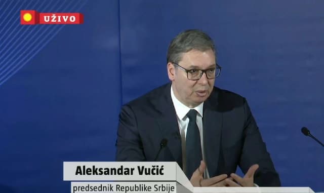 Predsednik Srbije Aleksandar Vučić, foto: printscreen